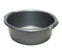 Bassine ronde 11L - D: 36.5cm - H 14cm - gris argent