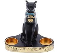 Bastet : Statue de chat vintage – Sculpture de la déesse égyptienne – Figurative décorative pour la maison, l'intérieur et comme cadeau