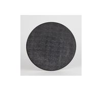 Assiette plate Vésuvio noir 27 cm (lot de 6)
