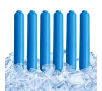 Bastoncini Ghiaccio Riutilizzabili - ABS 15 cm Set 6 Pezzi Barre Refrigeranti Portatili | Ice Cooling Stick per Bottiglia con Raffreddamento Rapido, Lunch Box Viaggio Campeggio Frigorifero Casa