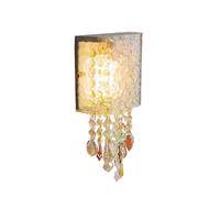 BASXDRFXZ Applique murale Chambre D'hôtel Gland Cristal Verre Applique Salon Décoration Murale Lampe Veilleuse Applique murale