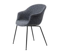GUBI Chaise Bat Fully Upholstered Around bouclé 023-black