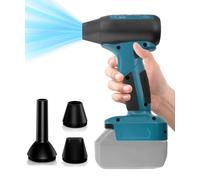BAT20TL Blower Jet Dry pour Makita Batterie Li-ion 18 V Li-ion 130 000 tr/min, chiffon anti-poussière à air comprimé sans balai, 4 vitesses, ventilateur à jet d'air réglable, pour jardin, clavier