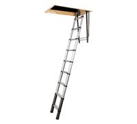 Escalier de grenier télescopique, longueur réglable 2,3 - 2,7m, aluminium