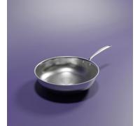 Batell - Wok 28 cm inox triply - Sans PFAS - Tous Feux dont Induction - Fabriquée en France