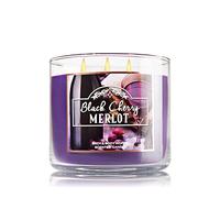 Bath & Body Works Merlot Cerise Noir 3 mèches Bougie parfumée 14,5 oz/411 g
