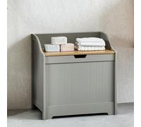 Bath Vida Priano Armoire à Linge de Salle de Bain en Bois Gris