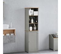 Bath Vida Priano Armoire de Salle de Bain Armoire de Rangement sur Pied Gris