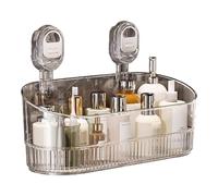 Bathroom Suction Shelf, No-Drill Suction Storage Rack, Suction Cup Bathroom Shelf, Corrugated Bathroom Shelf, No-Drill Storage Box, Suction Cup Organizer, Bathroom Wall Shelf, Bottom Drain Shelf