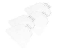 BATHVEVE 4 Pièces Visière de Banc Pratique 5 Pouces en Plastique | Angle de Bouclier, Protection en Plastique, Remplacement pour Pièce Usée, Installation Facile