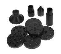 BATHVEVE Accessoires pour Fontaine Solaire Extérieure, 3 Ensembles, Matériau Abs Noir, Fonctionnement Stable, Installation Facile pour Petits Bassins et Aquariums