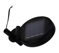 BATHVEVE Accessoires pour Lampes Solaires Extérieures 2pcs Panneau Solaire Rotatif en Acier Inoxydable et Abs, Simple et Résistant pour Éclairage Jardin Extérieur
