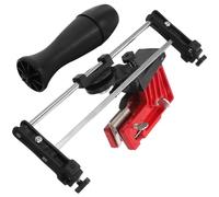 BATHVEVE Affuteuse Chaine Tronconneuse Outil Affûtage en Acier Inoxydable et Plastique Compatible Toutes Chaînes de Tronçonneuse, Pratique pour Utilisateurs Débutants et Propriétaires