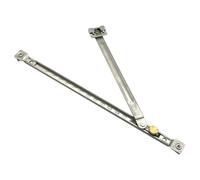 BATHVEVE Barre de Sécurité sans Perçage Support Télescopique en Acier Inoxydable Argenté Limiteur D'ouverture Facile à Installer Meilleure Sécurité pour Fenêtre