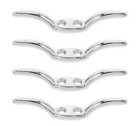 BATHVEVE Enrouleurs de Cordon pour Décoration Intérieure Lot de 4 Pièces Résistance Flexion en Alliage de Zinc Argenté Installation Rapide pour Stores et Bricolage