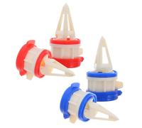 BATHVEVE Extension de Bouchon pour Boissons en Brique 4 Pièces, Couvercle Intégré, en Abs et Silicone, Bouchon Verseur pour Bouteilles de Boisson, Usage Pratique et Nettoyage Facile
