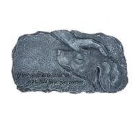 BATHVEVE Statue de Jardin en Résine pour Animaux, Décoration Commémorative Étanche et Stable, Tribute Final pour Lieu de Repos de Votre Animal de Compagnie