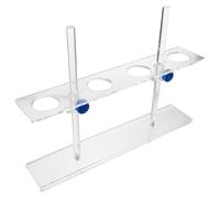 BATHVEVE Support D'entonnoir en Pmma 4 Trous, Capacité 250 Ml, Structure Stable et Polyvalente, pour Laboratoire de Chimie et Biologie
