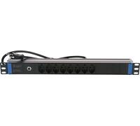 bâti de prises suisse 19" Surge Protection Overload - 8x