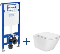 Bâti Duplo One + cuvette WC + plaque Gap Squar A893105900