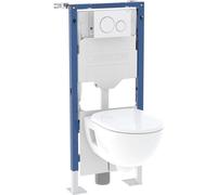 Bâti-pack® WC Geberit Duofix 112 cm Sig12 Sig20R WC Renova semi-caréné Rimfree - GEBERIT 118.311.KJ.2