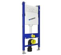Bâti-support Geberit duofix basic 112 cm, SPK UP100 + Delta 25 blanc + set isolation acoustique