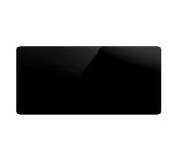 BATILEC - Radiateur Électrique LEONA Verre 2000W Noir - Inertie Céramique | Indice de protection IP24, Chauffage pour pièce de 25m², Inertie sèche