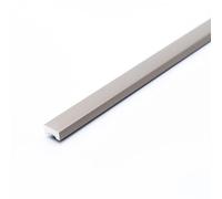 Batisalon Barre de Seuil de Douche en Aluminium, 120cm Recoupable, Fabriqué en France, Étanchéité Paroi de Douche (Inox brossé)