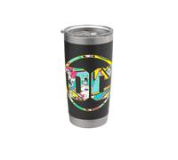Batman 80's Bat Logo Gobelet isotherme en acier inoxydable double paroi