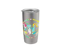 Batman 80's DC Comics Logo Gobelet isotherme en acier inoxydable double paroi