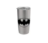 Batman Black Bat Logo Gobelet isotherme en acier inoxydable double paroi
