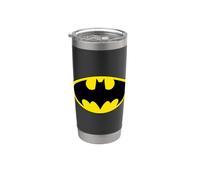Batman Classic Bat Logo Gobelet isotherme en acier inoxydable double paroi