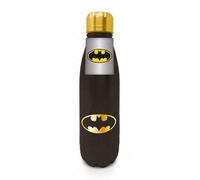 BATMAN-PETITE BOUTEILLE EN METAL NOIRE ET DOREE 540ML G
