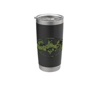 Batman Marine Camo Shield Gobelet isotherme en acier inoxydable double paroi