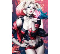 Batman Poster DC Comics Harley Quinn Kiss (61cm x 91,5cm) + Un Joli Emballage Cadeau