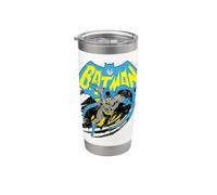 Batman | Produit officiel vintage DC Comics | WBUBTM02 Gobelet isotherme en acier inoxydable double paroi