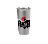 Batman: The Animated Series Clean Logo Gobelet isotherme en acier inoxydable double paroi