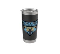 Batman: The Brave and the Bold Blue Beetle Shield Gobelet isotherme en acier inoxydable double paroi