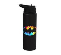 Batman Tie Dye Logo Stainless Steel Insulated Water Bottle