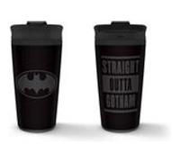 Pyramid international – Mug de voyage en acier – Batman – 425 ml – Noir