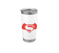 Batman v Superman Simple Red Logo Gobelet isotherme en acier inoxydable double paroi