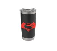 Batman v Superman Simple Red Logo Gobelet isotherme en acier inoxydable double paroi