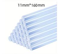 Bâton de colle thermofusible transparente, 11*160 mm/0,43*6 pouces, bâton de colle à forte viscosité, bâton de colle pour pistolet à colle DIY pour usines, ateliers et entrepreneurs 5 pièces (couleur 