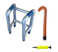 Bâton de déambulateur gonflable pour fête, carnaval, personnes âgées, retraite