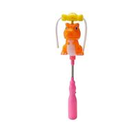Bâton de moulin à vent en forme de Crocodile pour enfant, bâton de moulin à vent rotatif et lumineux coloré en forme de Crocodile, musique dynamique, cadeau