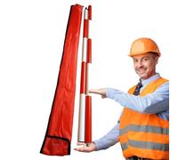 Bâton de sondage en aluminium, tige de mesure amovible pour des mesures | Canne de mesure durable pour un marquage précis au sol, idéale pour les enquêtes de chantier et les projets d'ingénierie