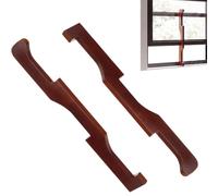 Bâton d'ouverture de fenêtre 2 Baguettes en Bois Réglables à Glissement | 41,9 cm bâton fenêtre coulissante pour Bureau Salon Chambre Cuisine Intérieur