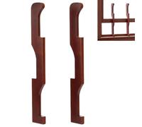 Bâton d'ouverture de fenêtre 2 Baguettes en Bois Réglables à Glissement | de Maintien Ouvert de Fenêtre 41,9 cm pour Bureau Salon Chambre Cuisine Intérieur