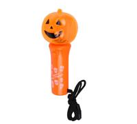 Bâton Lumineux Halloween LED Clignotant, Plastique Orange, Garçon et Filles | Bouton Simple, S’allume en Appuyant, Style Halloween Créatif, pour Party Dress et Banquets