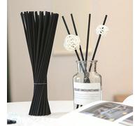 Bâton parfumé fleuri, set de diffuseurs de parfum colorés, diffuseur à roseaux aromatiques, aromathérapie, rafraîchisseur d'air domestique, diffuseur, cadeau, décoration d'intérieur 25 pièces,50 pièce